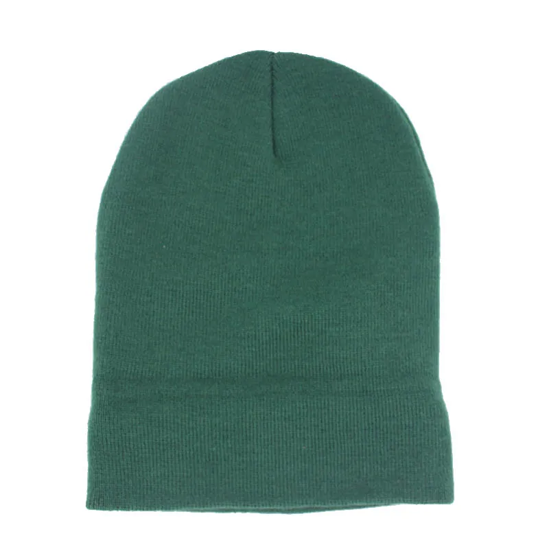 custom wholesale leather patch beanies, mens knitting winter hat