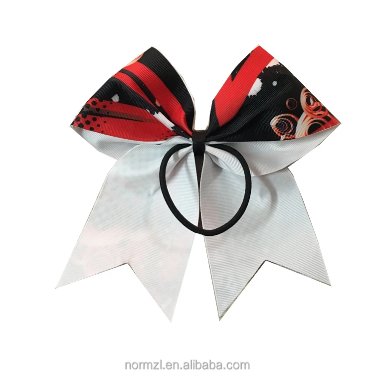 Kids Cheerleader Cheer Bows Fashion Top Quality Colorful Design OEM China Wholesale High Quality Solid Color Hair Band Cheer Bow