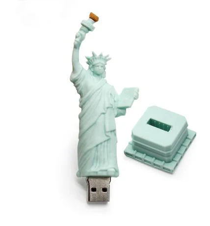 Cartoon Statue of Liberty USB Flash Drive 3.0 8GB 16GB 32GB Pen Drive USB Memory Disk Stick 2.0 4GB 8GB 16GB 32GB for Funny Gift