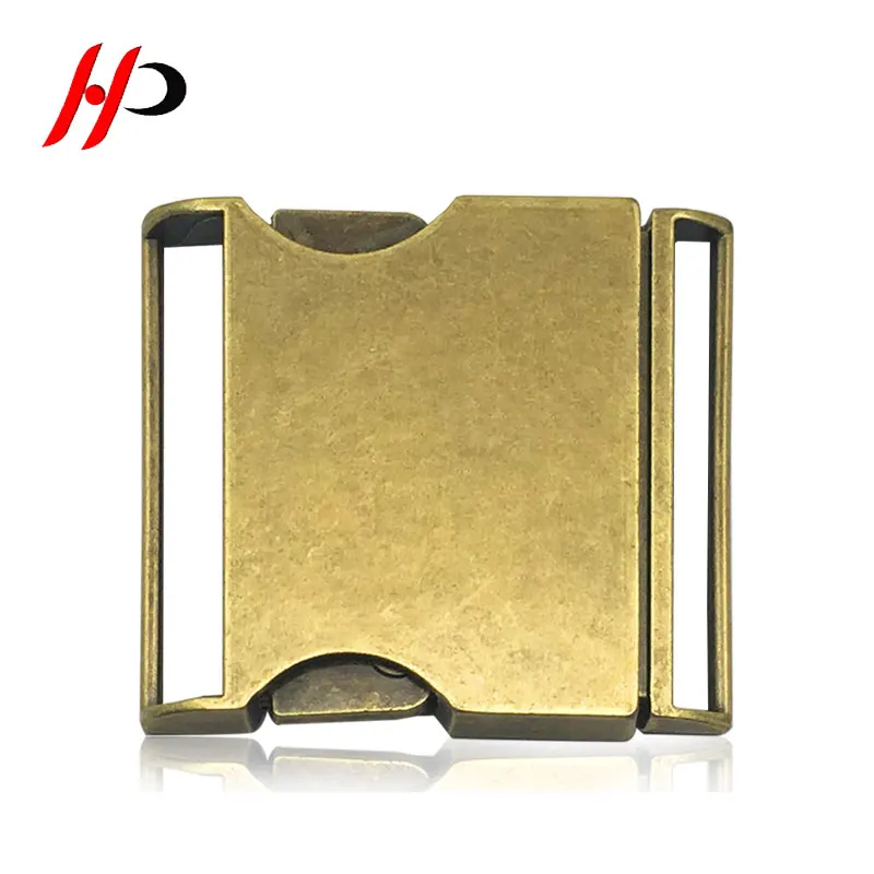 
Military police vintage antique ladder lock quick 40mm release solid brass belt buckle 