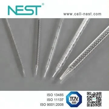 Individually Wrapped Sterilization Plastic 5ml Serological Pipettes