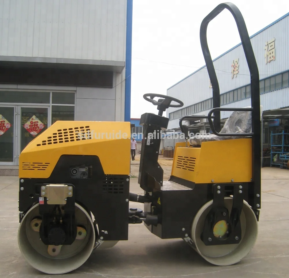 1 Ton Compaction Equipment Mini Asphalt Vibro Roller Compactor (FYL-880)