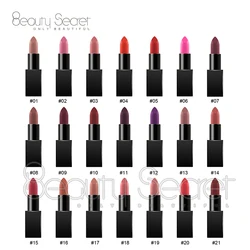 Custom vegan long lasting 21 colors matte create your own private label waterproof lipstick