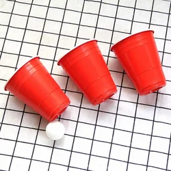 Красные чашки для игр, чашка для пива и понга, 16 унций, 22 чашки + 2 набора мячей для пинг-понга для бара