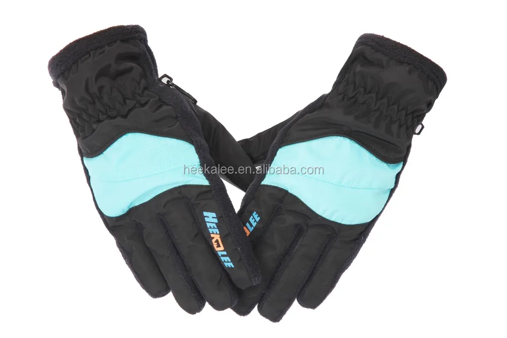 Thinsulate insulation waterproof membrane insert glove snowboarding ladies white ski gloves with breathable fabric
