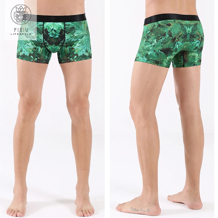 PIXIU LIFESTYLE 3 packs Spandex And Polyester Good Quality Boxer Shorts Underwear for Men