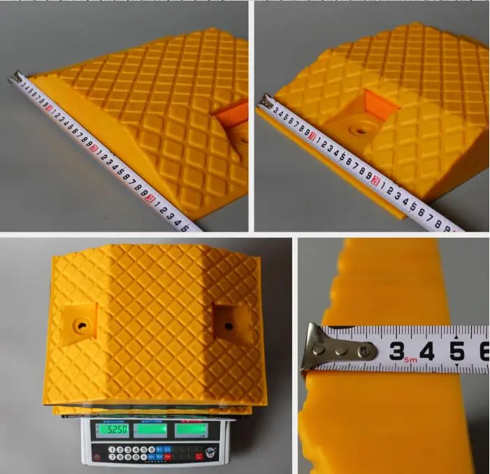 25x35cm plastic safety traffic road speed hump