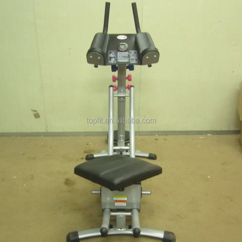 2018 AB Trainer Cruncher 5 Minutes Abdominal Exerciser Shaper Set with Stepper and Wriggling Plate