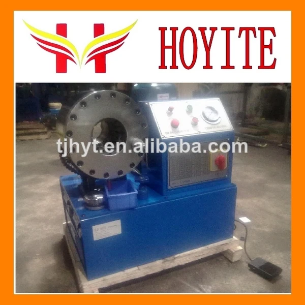 hyt80 на продажу дешевых портативных популярный гидравлического шланга гофрируя машина