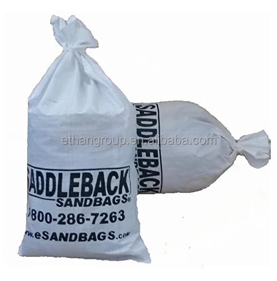 2024 100% Original White Durable Pp Woven Sand Bags 25kg 50kg 100kg white pp woven bag polypropylene bags for Sugar Salt Rice