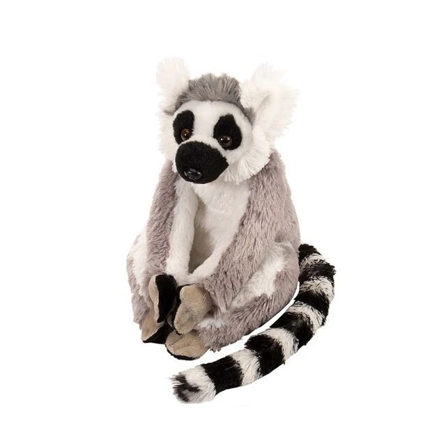 Stuffed Wild Animal Plush Lemur Toy with Custom T-Shirt