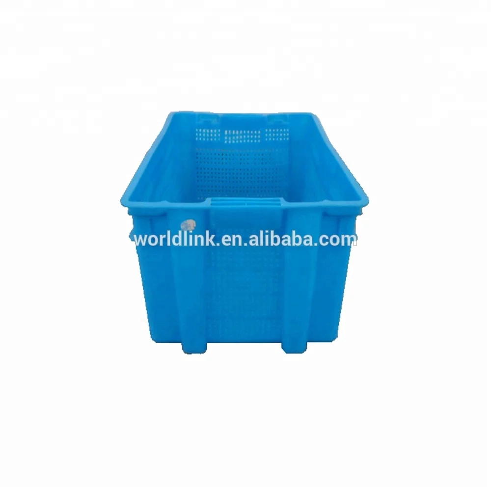 Food Grade Stackable and Nestable Plastic Mesh Tote