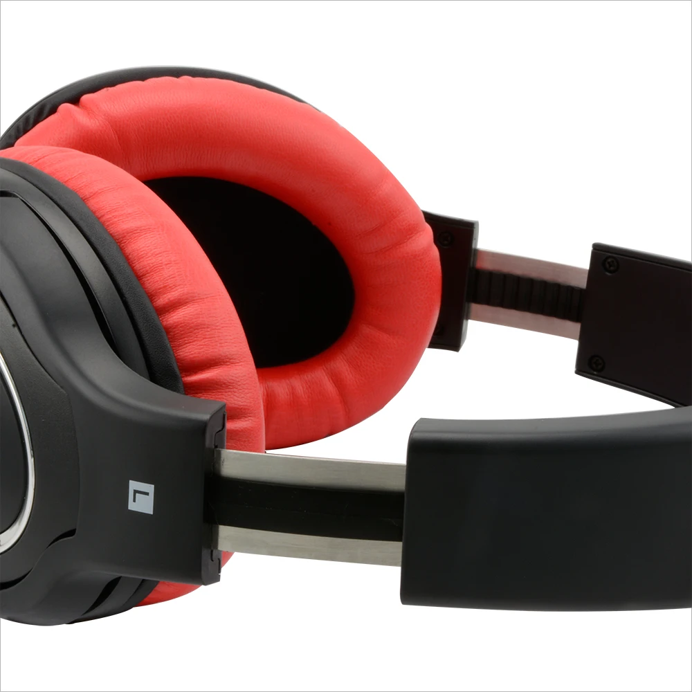 LED Light gaming headphone Over Ear 53mm drivers audio Headset with mic for Pc