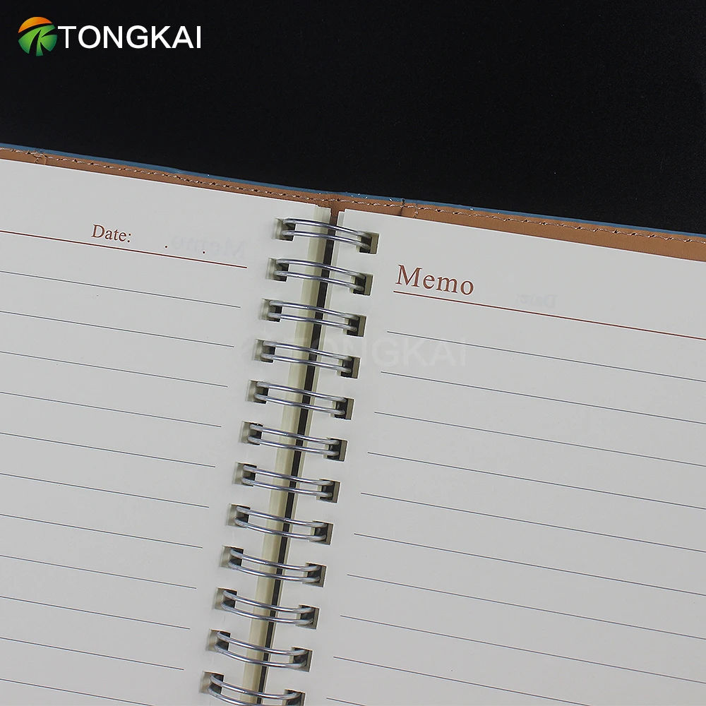 Wholesale weekly planner daily planner with watermarker custom notebook A5 size diary