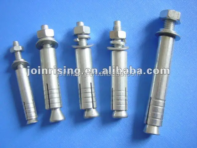 Various kinds of expansion anchor bolts zinc plated Made in China