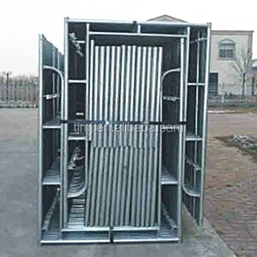 Алюминиевая лестница для строительных лесов 160x40x194 5
