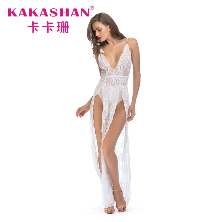 Indian New Long Party Beaded Evening Beautiful Women Open Breast Sexy Dresses