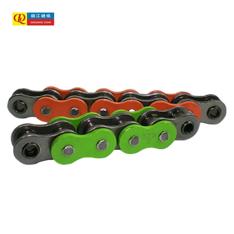High strength 525 O-ring colored motorcycle chain 120links for racing motorcycles