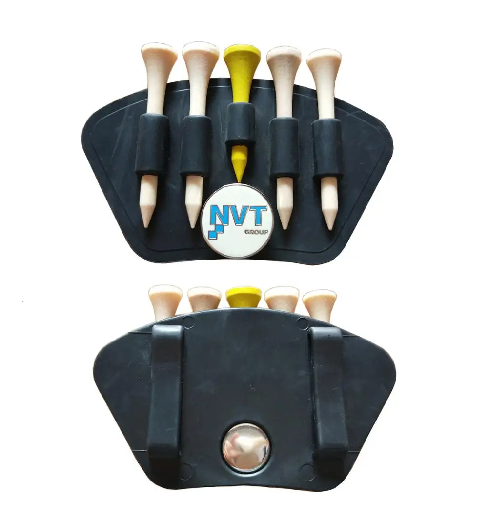 novelty golf tee holder with belt clip