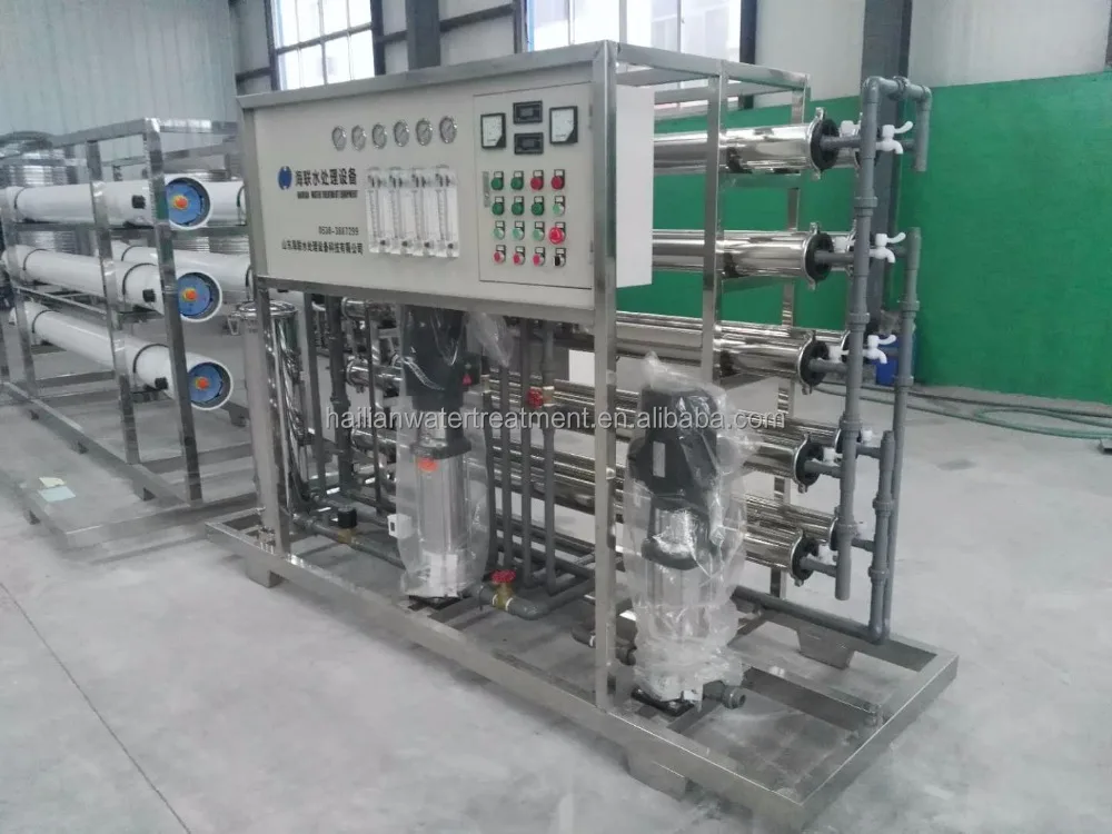 
Underground water purification machine reverse osmosis system 1T/H for saline water irrigation 