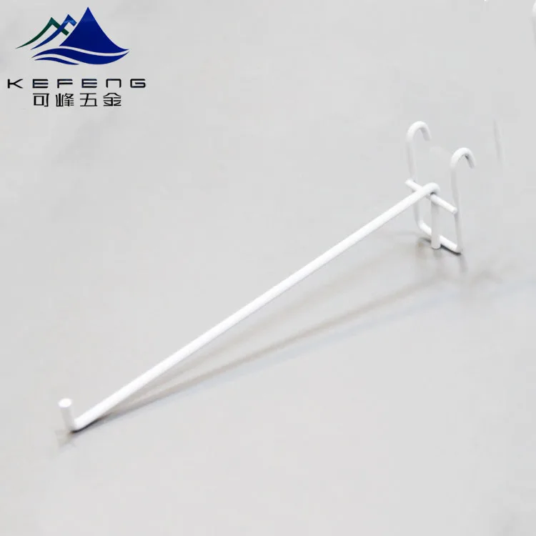 
High quality grid dwall hanging hooks/supermarket display hook KF-F005 