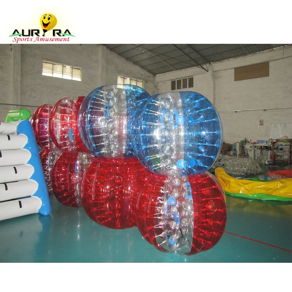 Inflatable Bubble Bumper Zorb Ball Adult TPU Football Family bubble ball double bubble suit body zorb bumper for kids