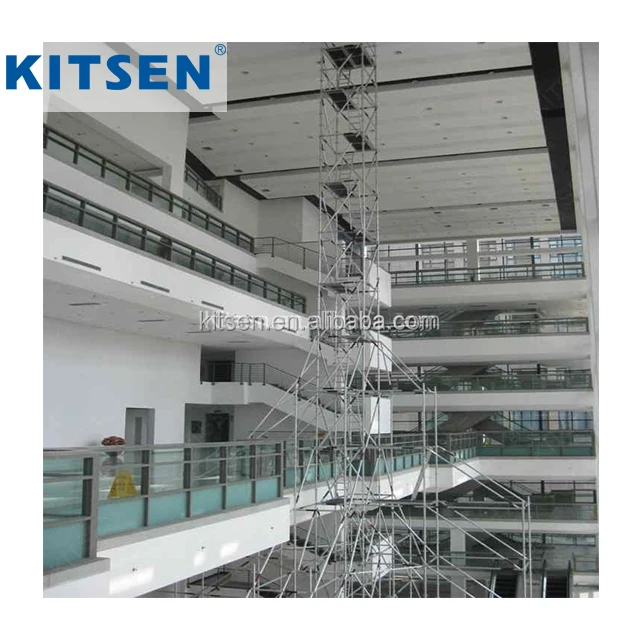 Aluminum Mobile Scaffolding Tower Type of Layher Ring Lock