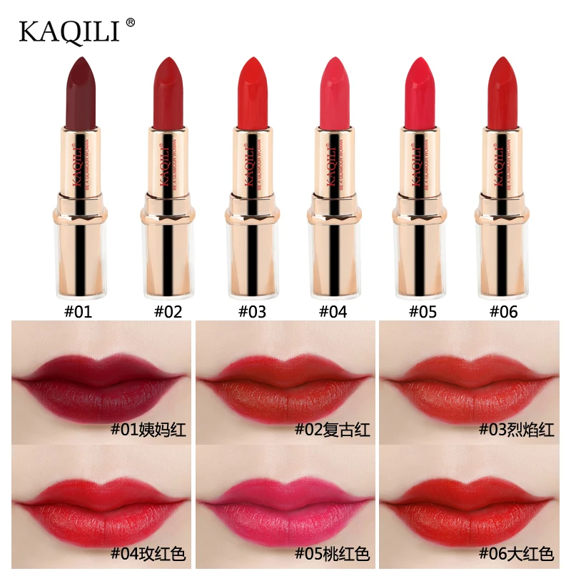 Private label cheap high pigment rose gold woman metallic lipstick pen