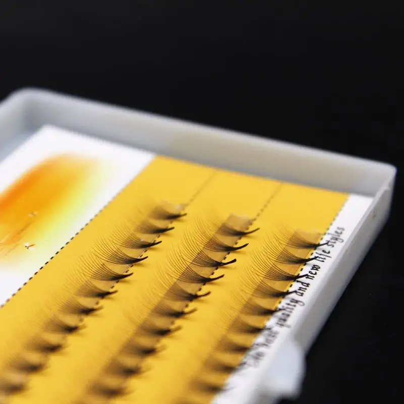 
Nesura eyelashes 10D 20D heat bonded volume eyelash clusters with private label 