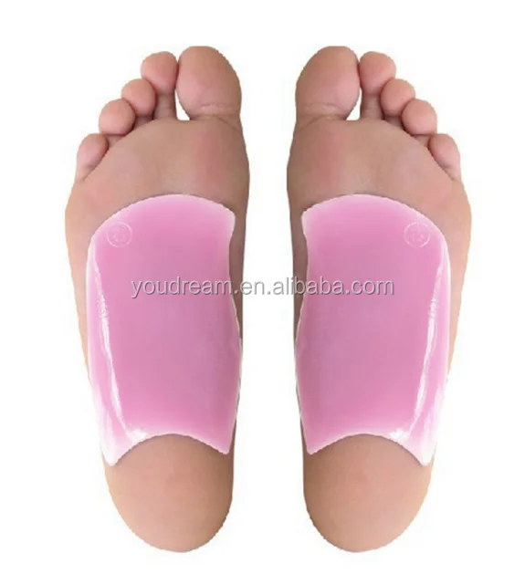 3D massage Orthopedic Arch Pressure relief insole Breathable, deodorant, slow shock PU Insole, Soft Gel Feet Corrective Pads