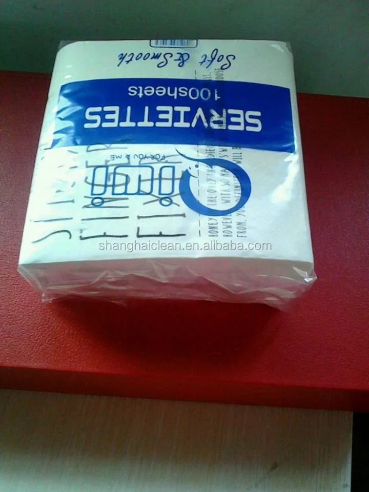 Napkin Tissue Paper Jumbo Roll Paper Napkins & Serviettes Dinner Napkins Excellent Absorbent Colored 100SHEETS/BAG Mix Wood Pulp