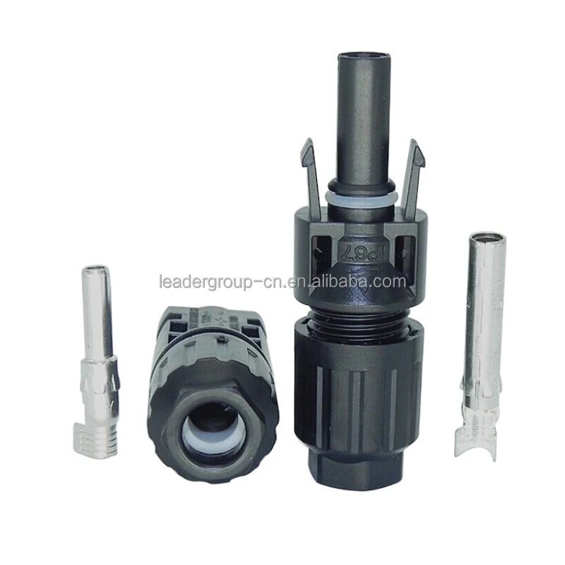 25 Years Warranty IP68 Waterproof Solar Connector Male and Female Plug Solar Panel Connector for Photovoltaic Cable Extension