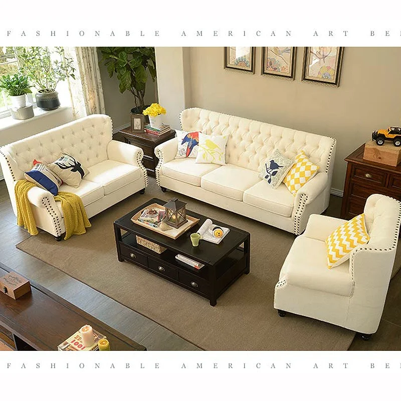 High quality   hotel  sofa button tufted sofa