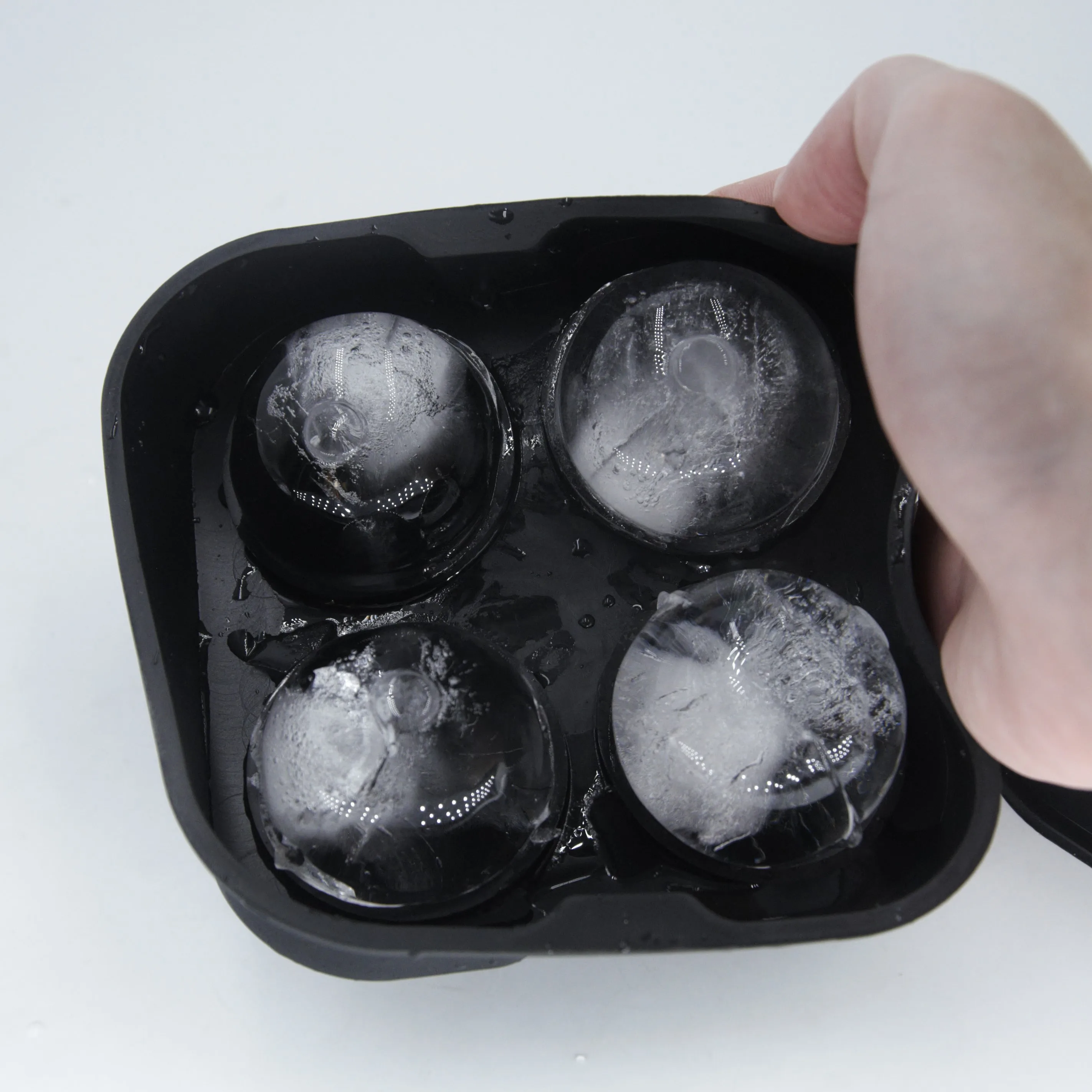 4 полости круглой форма ледяного шара силиконовая для льда «мяч тем самым позволяя зернам раскрыться