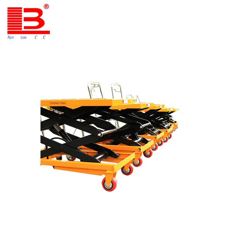 800 кг Elegent серии портативных гидравлический подъемник Таблица