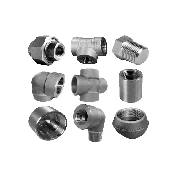 Forged Steel ANSI/DN 50 stainless steel threaded end pipe fitting
