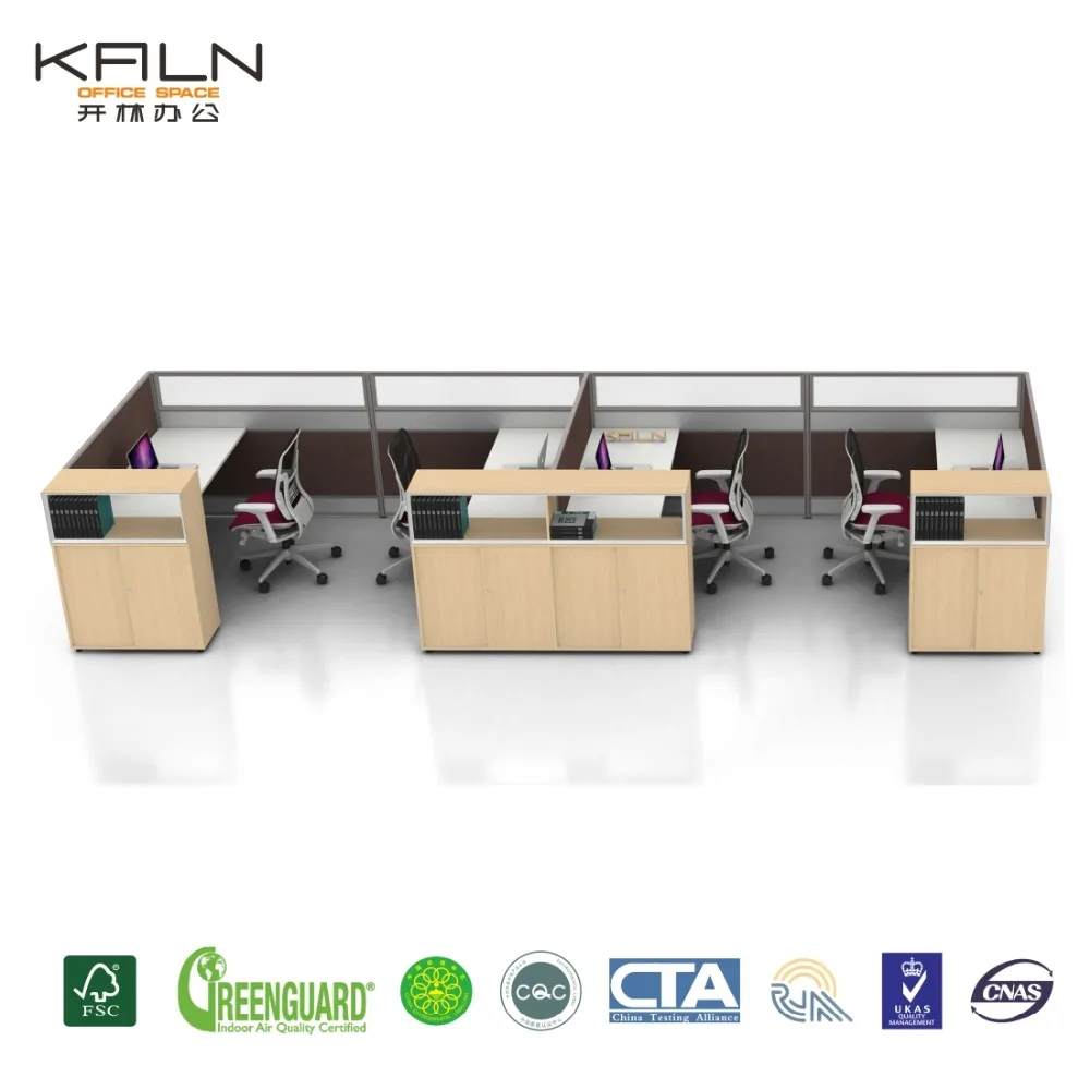 Factory direct selling customized green material aluminum base panel open screen modular workstation