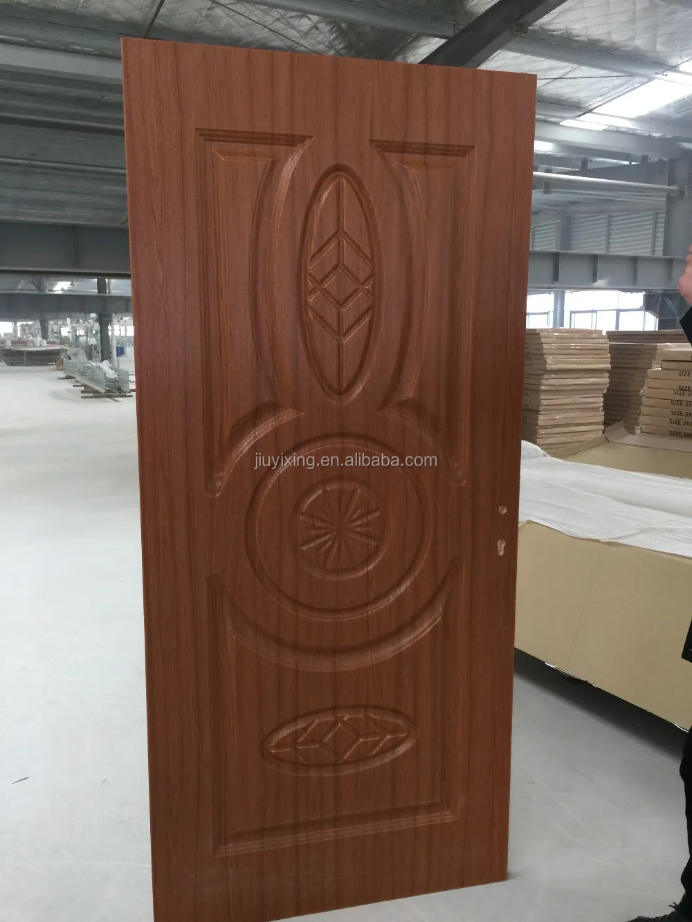 Factory supplier rfl door interior WPC/PVC door waterproof bathroom door