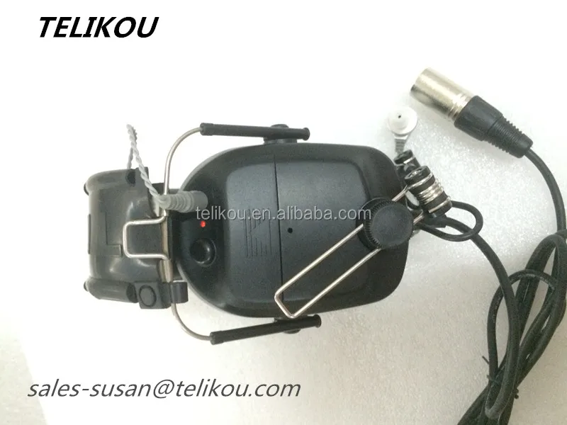 TELIKOU HD-201 single ear anti-noise microphone headphones