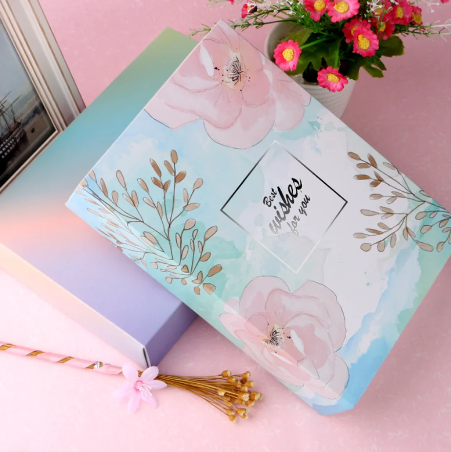 Small MOQ 6 Dividers Cheesecake Cupcake Paper Box Cake Drawer Box With Bag