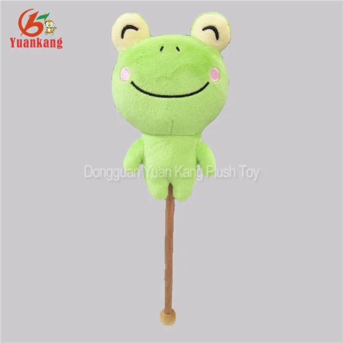 Симпатичная плюшевая набивная Лягушка на день вальентина, игрушка-животное, плюшевый массажный молоток, плюшевая палочка для животных