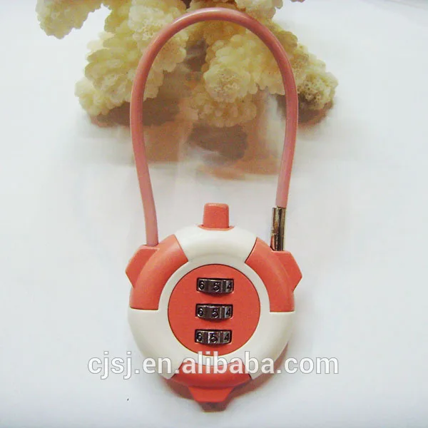 3- комбинацию цифр кабельной блокировки паролем/дорожная блокировка мини багаё рюкзак сумки мешок сейфа номер кода висячий замок