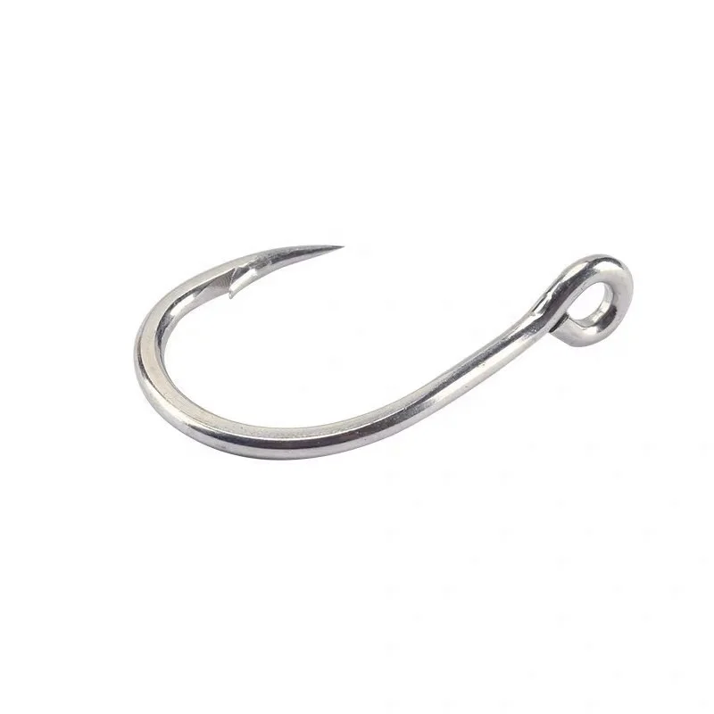 Mustad 10881 Jigging Hooks High Carbon Steel Deep Ocean Big Barbed Hooks With Circle Squid Grouper Hook Peche