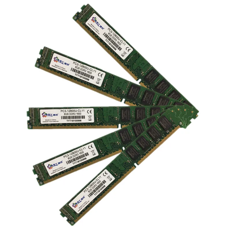 
heat sink DDR3 2GB 4GB 8GB 1333mhz 1600mhz desktop Ram memory PC3-12800 PC3-10600 ram 