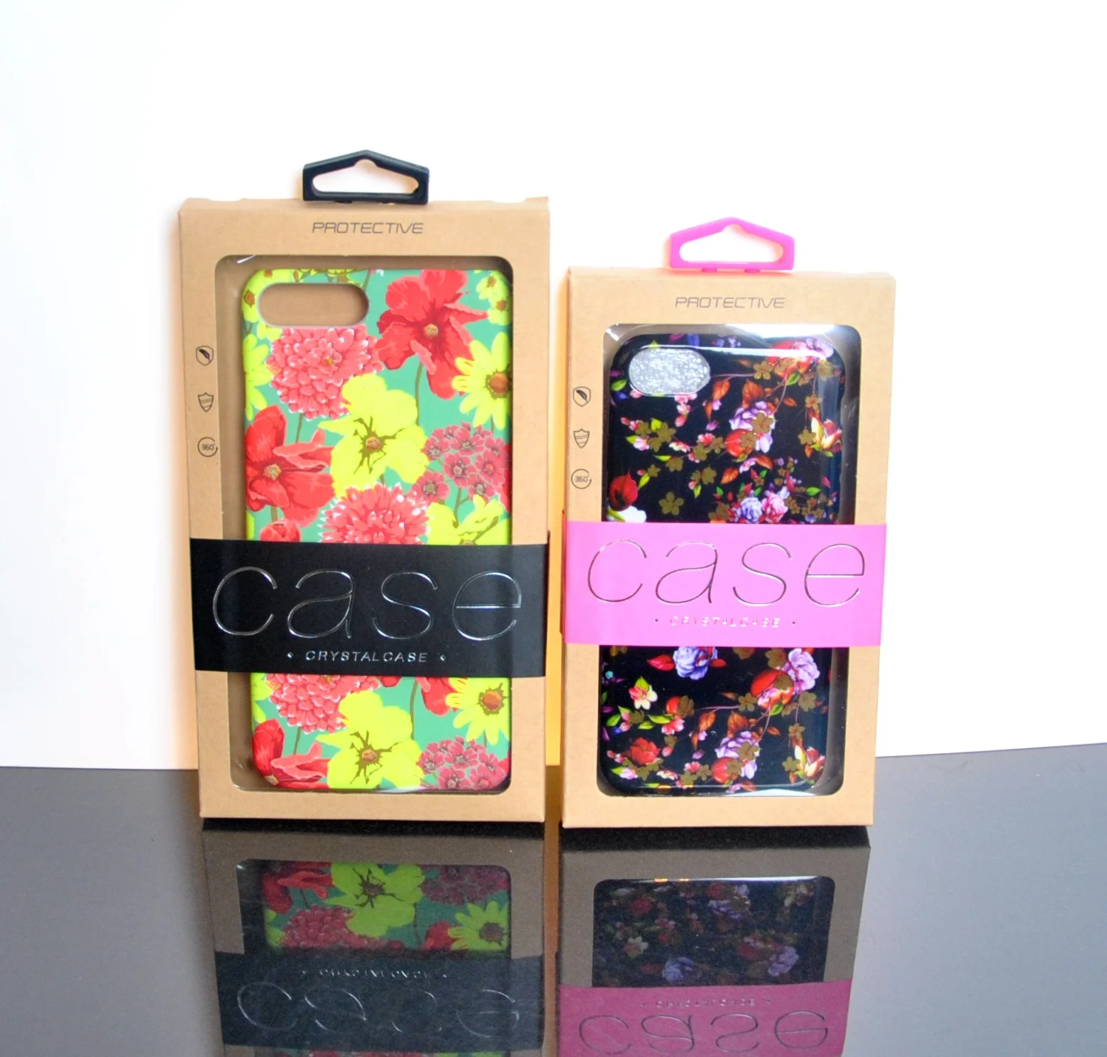 Индивидуальные ясно ПВХ пластиковые упаковочные коробки для чехлов для мобильных телефонов