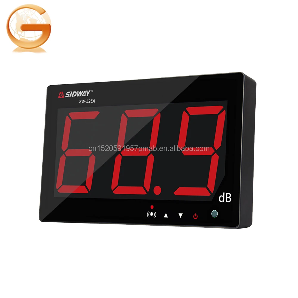 
SNDWAY Digital Sound Level Meter 30 to 130db large LCD Wall Hanging Type Decibel Noise Meter 