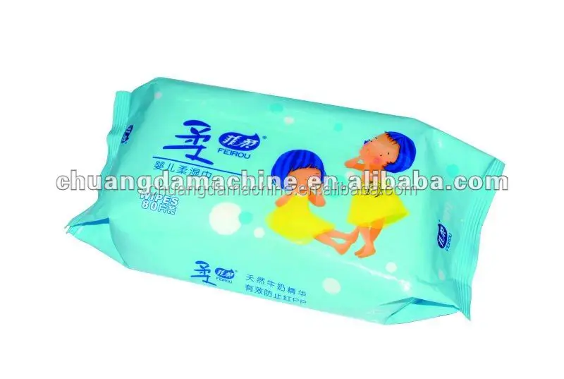 CD-2000 Full auto wet wipe machine, for 30-120pcs per bag ,baby wipes machine