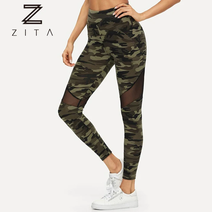 Women Fitness Activewear Printed Sports Yoga Clothing Womens Butt Shaping Fitness Tights Legging