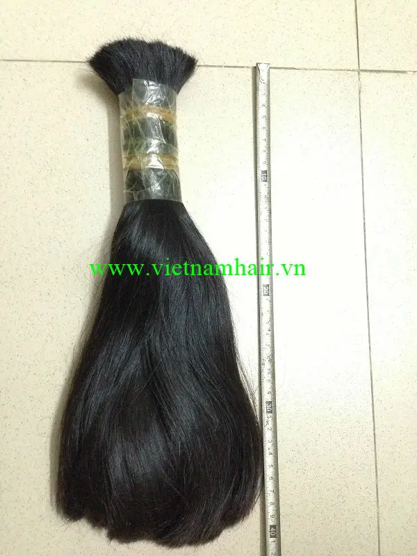 Double drawn 100% human hair vietnamese hair