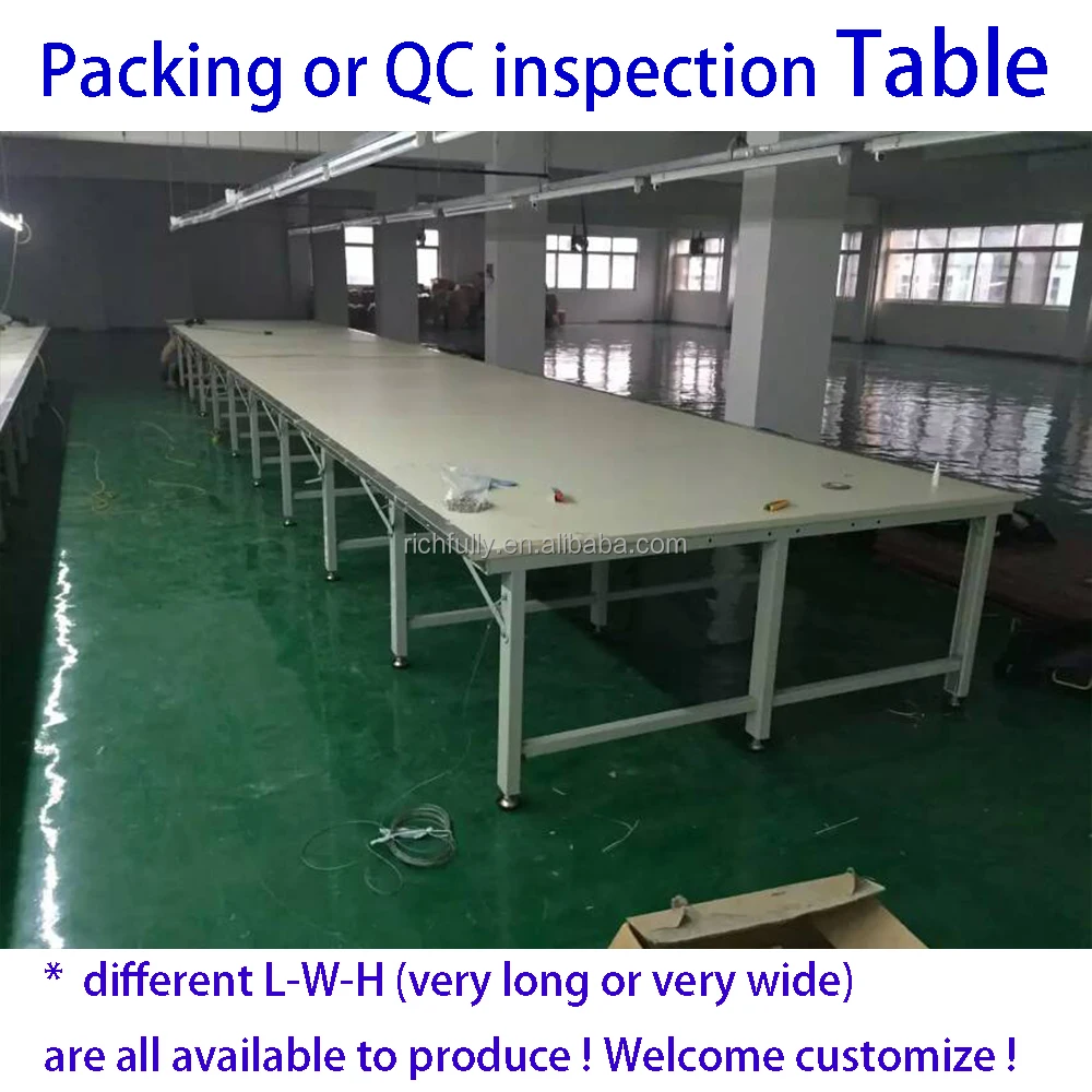 Rugs or Fabric rolls Packing Table